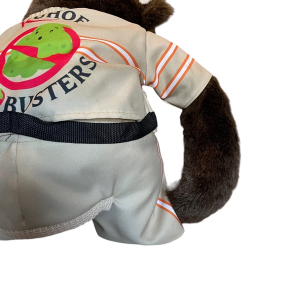 Chimp Puppet Ghostbuster Themed Biobuster Costumed Plush Monkey Velcro Realistic - Picture 12 of 16